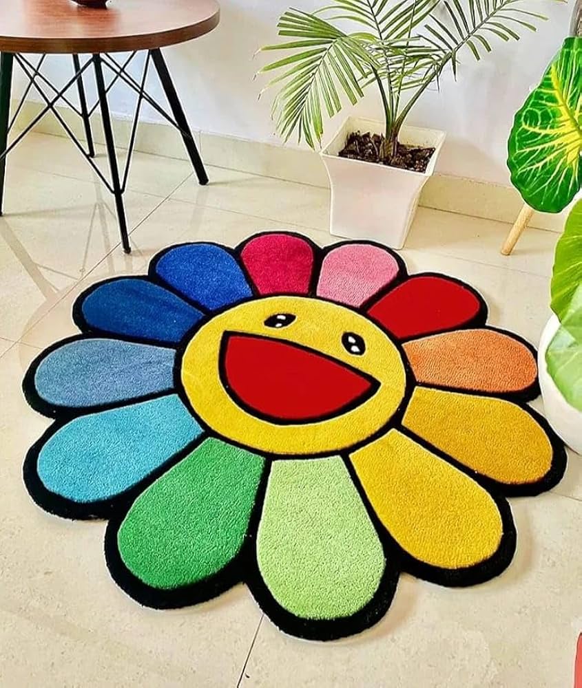 Amazon.com: ENIGMA RUGS AND CARPETS Takashi Murakami Tufting Rug